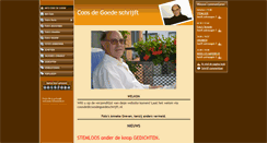 Desktop Screenshot of coosdegoedeschrijft.nl
